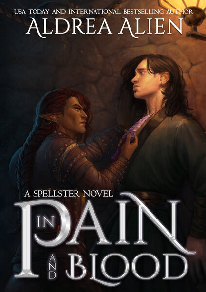 spicy gay fantasy romance in pain and blood by Aldrea Alien